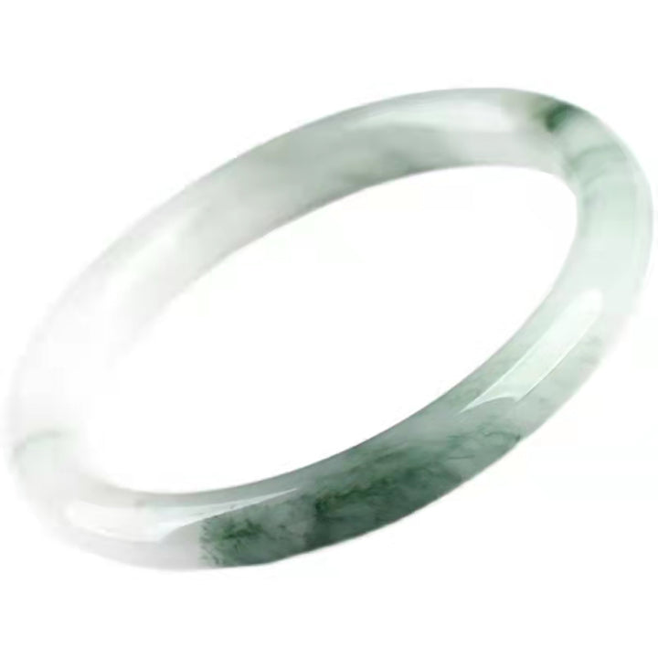 Buddha Stones Natural Jade Abundance Protection Bracelet Bangle - image 5