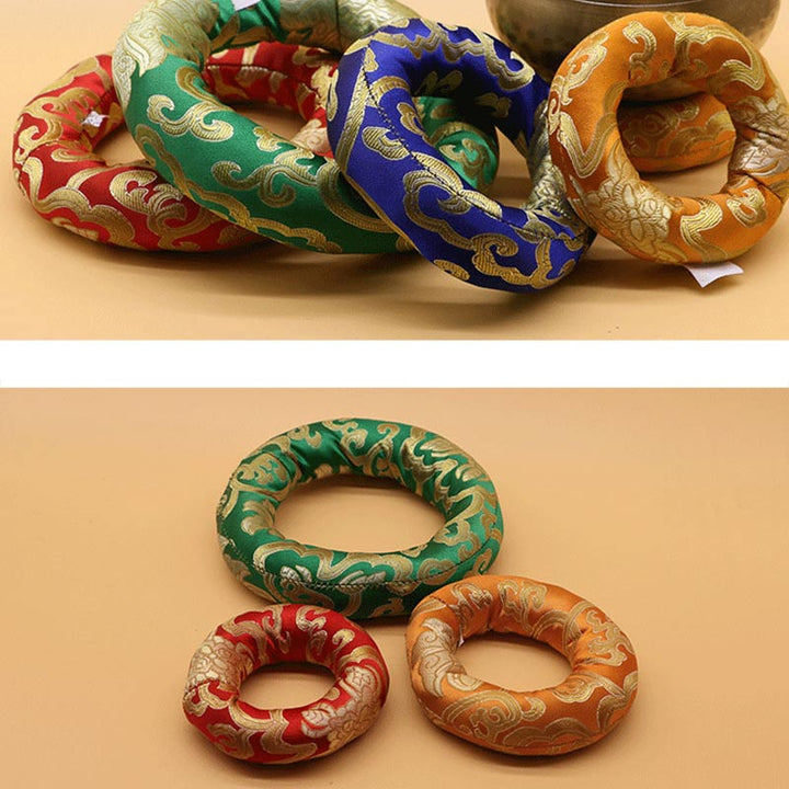 Tibetan Singing Bowl Handcraft Cushion Decoration - image 4