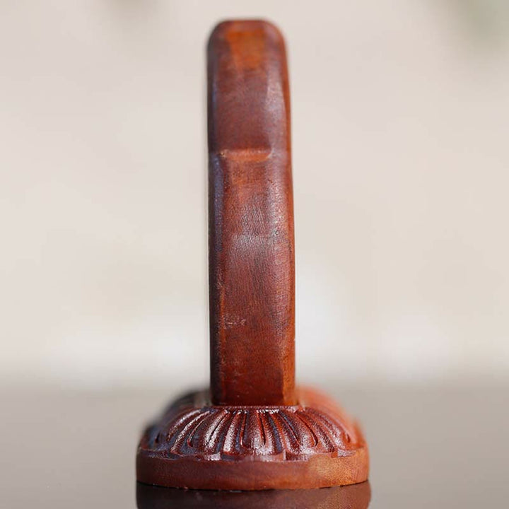 Vajrasattva Buddha Wood Engraved Compassion Statue Figurine Decoration - image 3