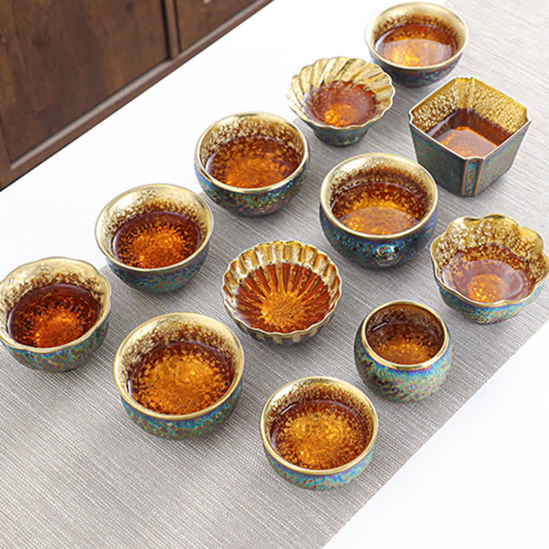 Colorful Ceramic Teacup Tea Cups - image 28