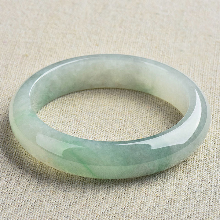 Natural Jade Luck Healing Prosperity Bangle Bracelet - image 5
