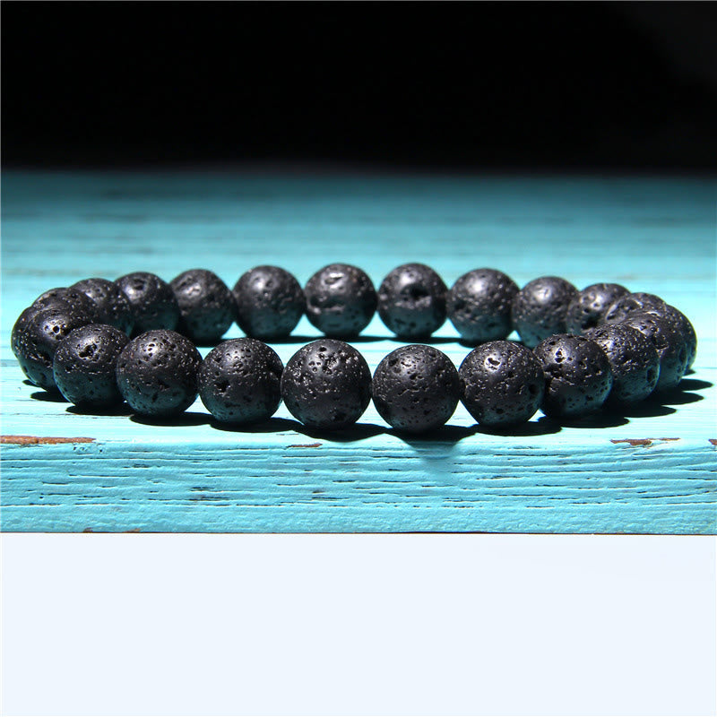 Natural Agate Stone Crystal Balance Beaded Bracelet