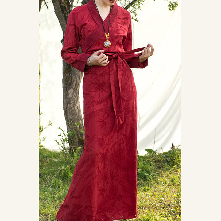 Tibetan Dress Clothing Lhasa Long Wrap Dress Maxi Dress Women Clothing