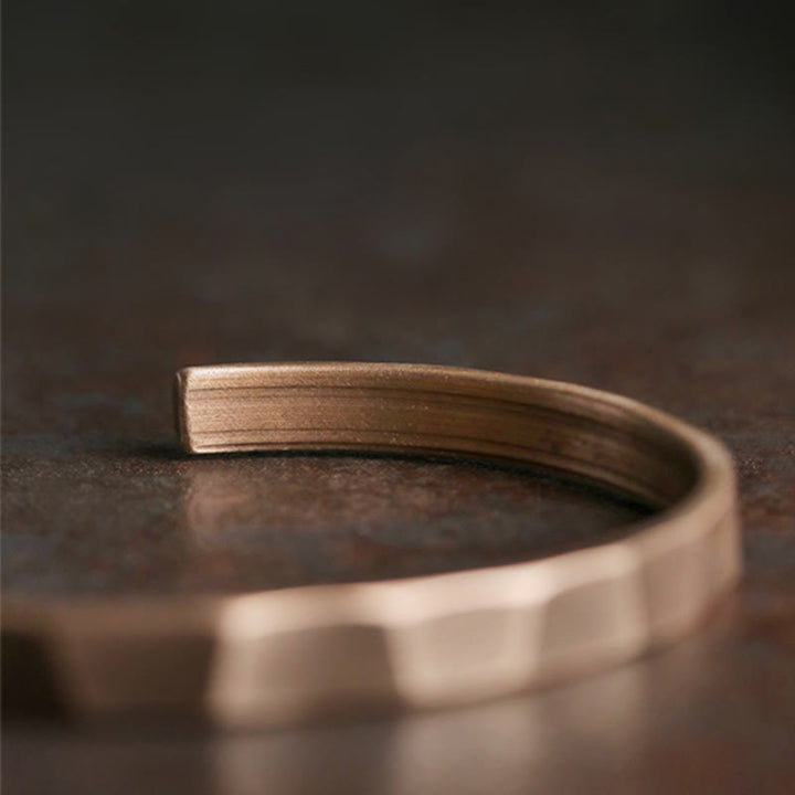 Vintage Rustic Design Copper Wealth Adjustable Cuff Bracelet - image 10