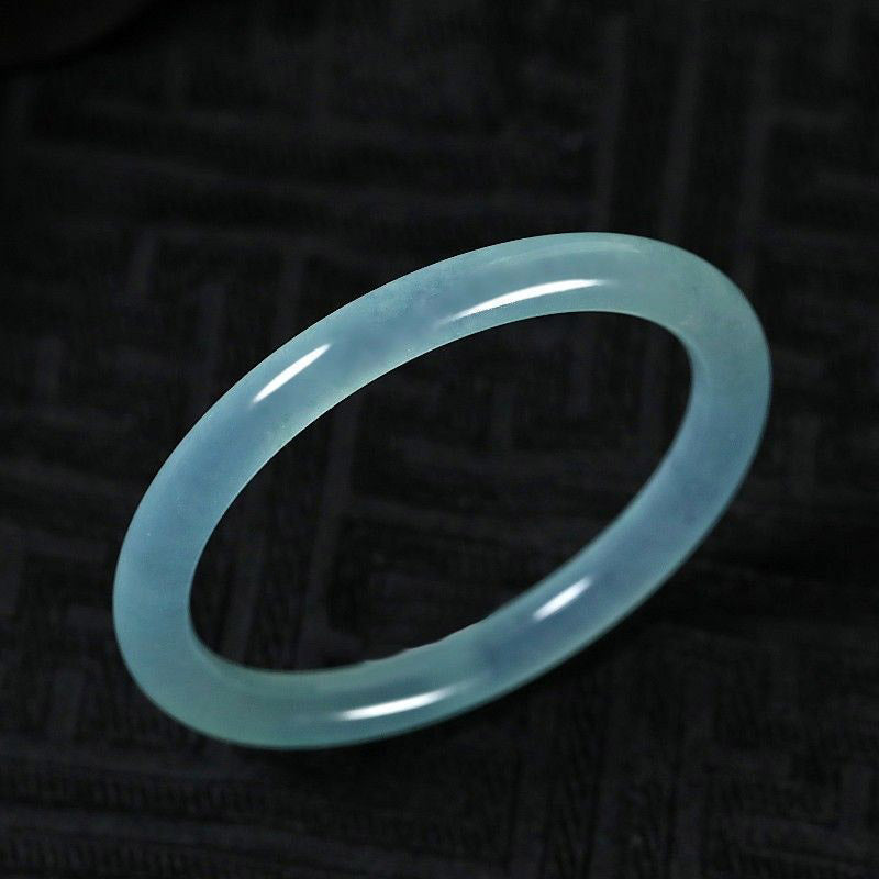 Buddha Stones Natural Jade Healing Blessing Bangle Bracelet - image 2