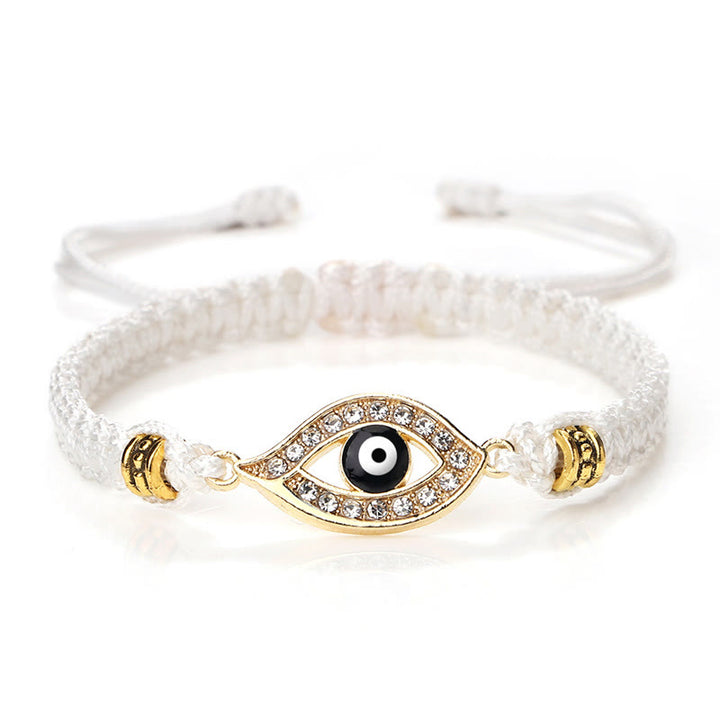 Buddha Stones Evil Eye Keep Away Evil Spirits String Bracelet