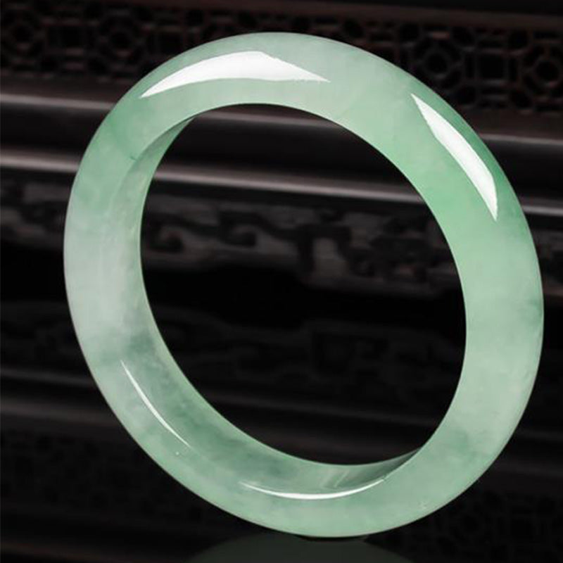 Buddha Stones Jade Protection Healing Bangle Bracelet - image 3