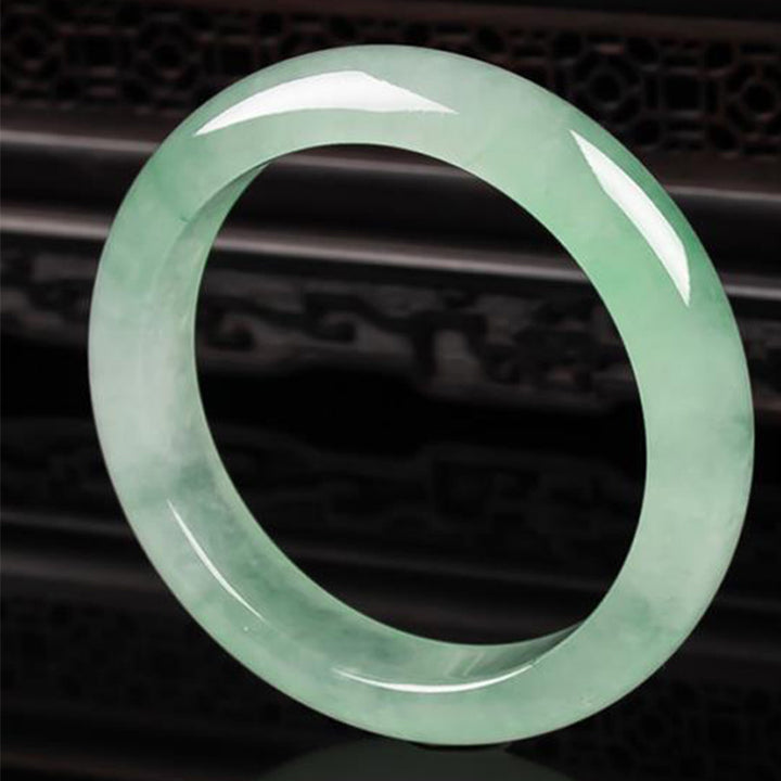 Buddha Stones Jade Protection Healing Bangle Bracelet - image 3
