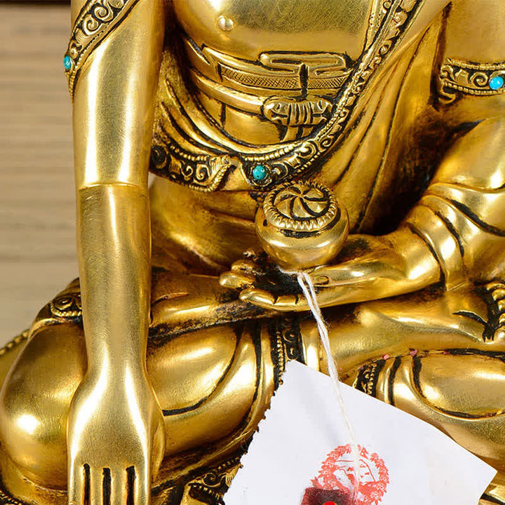 Buddha Shakyamuni Compassion Copper Statue Decoration - image 8