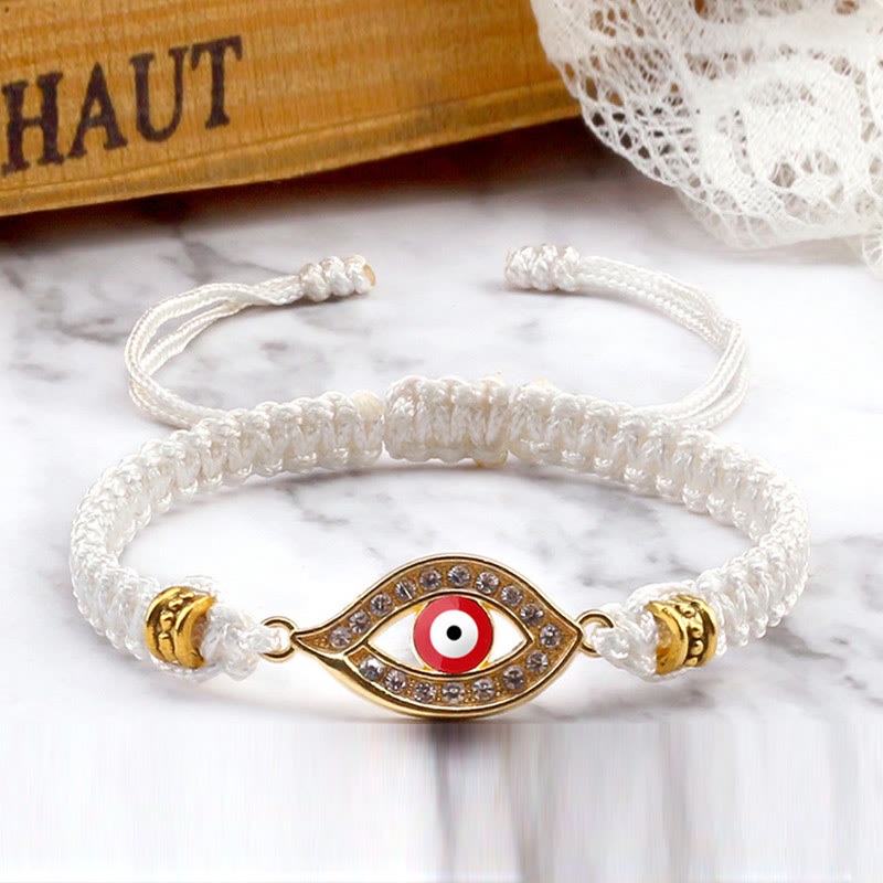 Buddha Stones Evil Eye Keep Away Evil Spirits String Bracelet