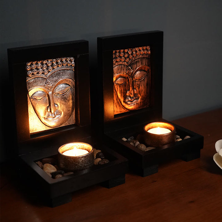 Buddha Stones Buddha Compassion Serenity Home Prayer Altar Zen Decoration - image 1