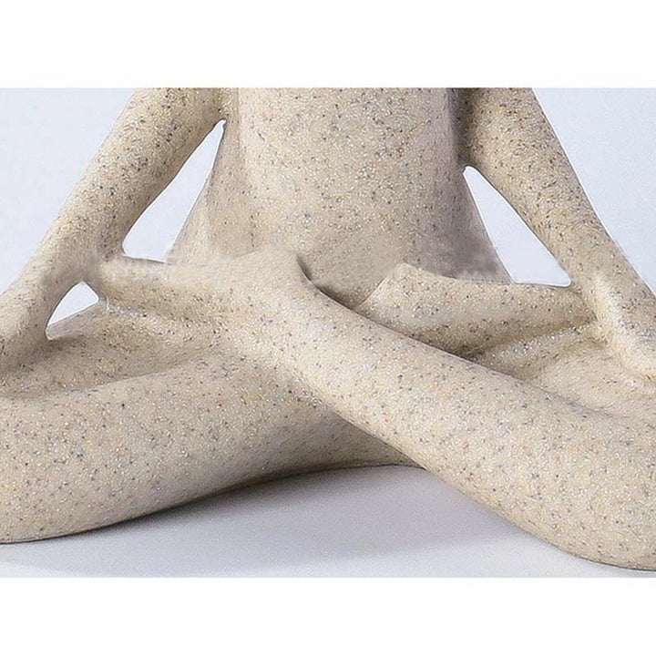 Abstract Yoga Meditating Exercise Resin Spiritual Figurine Sculpture Desk Decoration - image 7