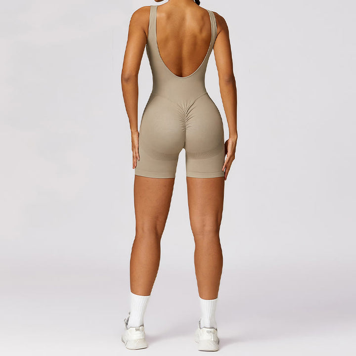 Buddha Stones High Stretch Sleeveless Seamless Jumpsuit Romper Sports Fitness Yoga Women Bodysuit