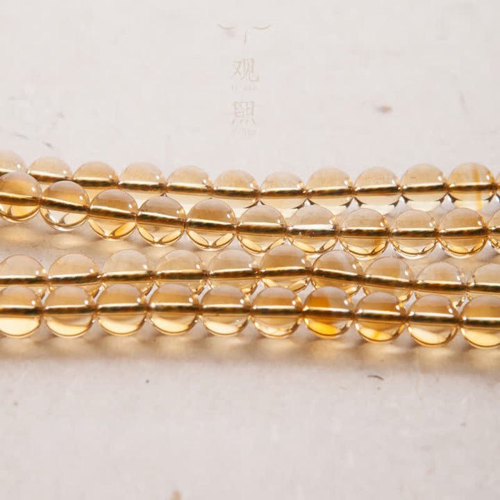 108 Mala Beads 925 Sterling Silver Citrine Sandalwood Turquoise Protection Prosperity Bracelet - image 13