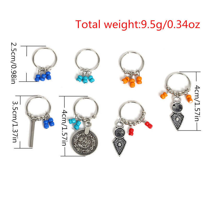 Antique Leaf Coins Beads Barrette Hair Pins Decoration - image 2