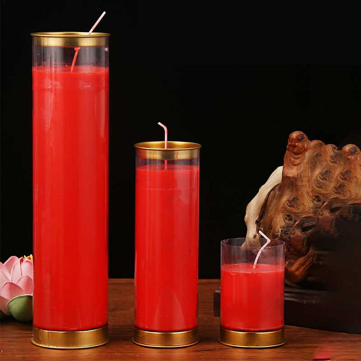 Meditation Prayer Altar Candle Buddhist Temple Rituals Use Items - image 9