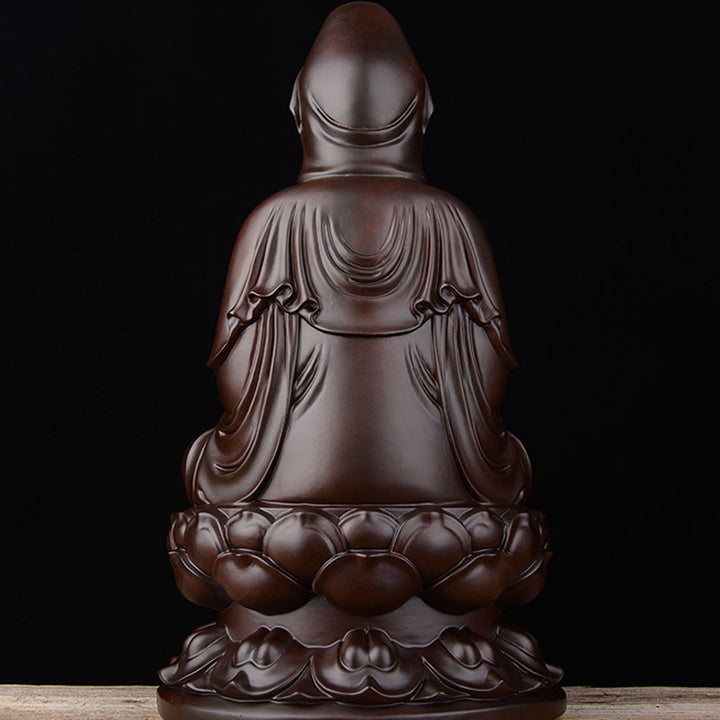 Avalokitesvara Ebony Lotus Harmony Blessing Home Decoration - image 4