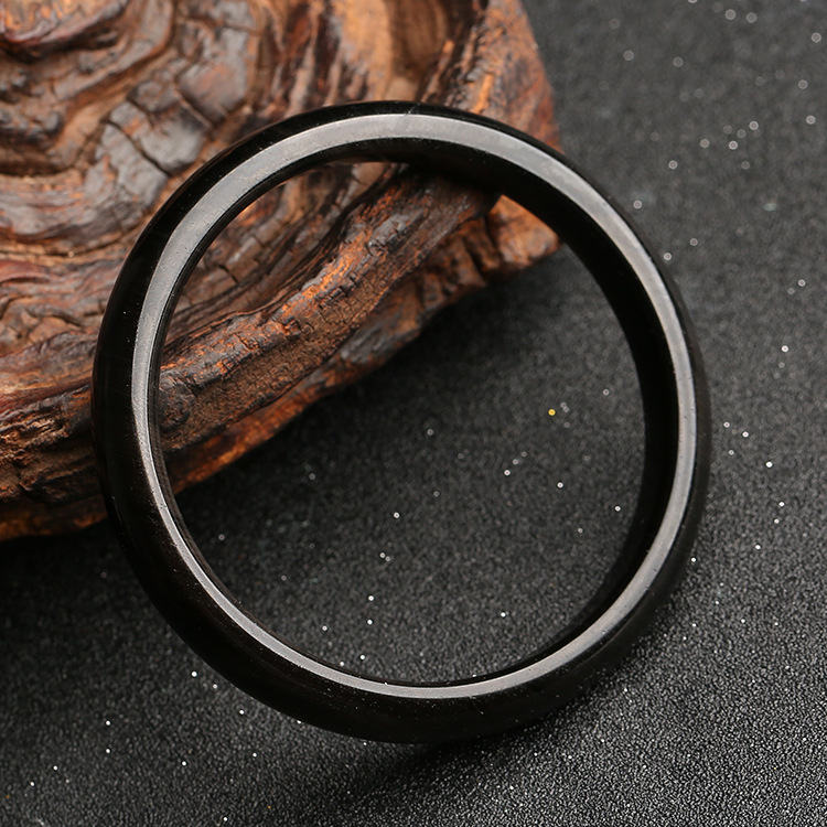 Buddha Stones Gold Sheen Obsidian Silver Sheen Obsidian Protection Bracelet Bangle - image 13