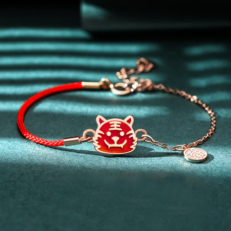 Buddha Stones 925 Sterling Silver Color-changing Chinese Zodiac Luck Protection Red String Chain Bracelet - image 8