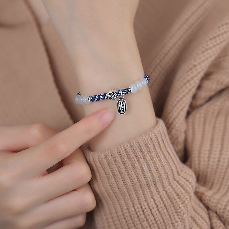 Buddha Stones Handmade Lucky Fortune Rope Bracelet - image 3