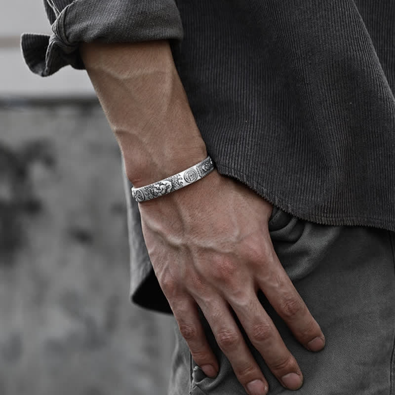 Buddha Stones FengShui Lucky PiXiu Protection Adjustable Bracelet - image 9