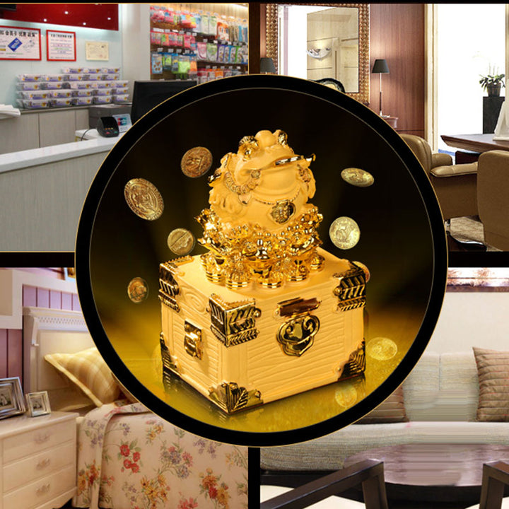 Feng Shui Money Frog Statue Luck Wealth Decoration - image 10