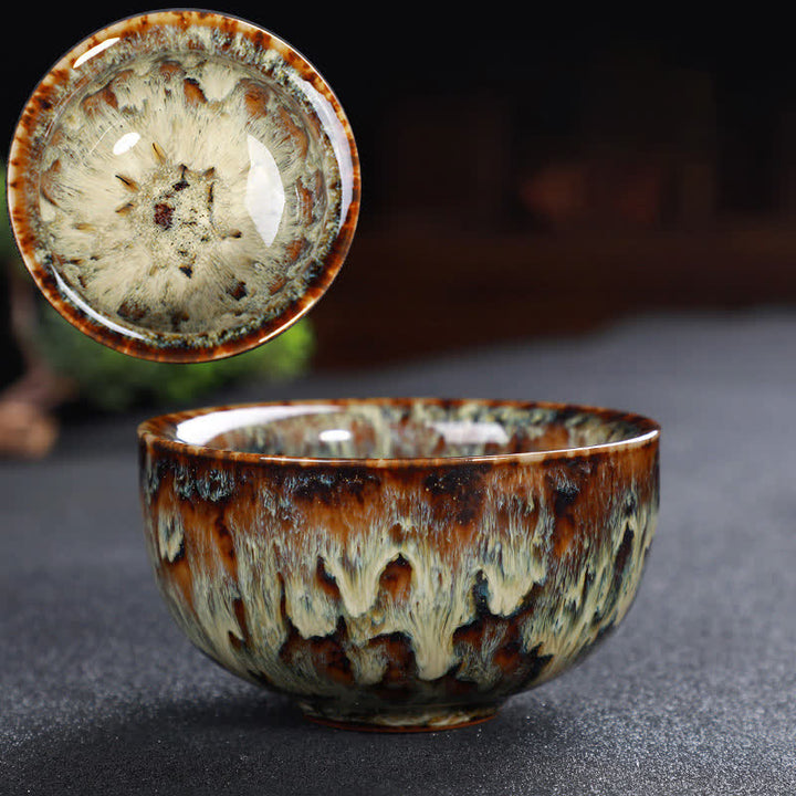 Colorful Ceramic Teacup Home Office Tea Cups - image 44