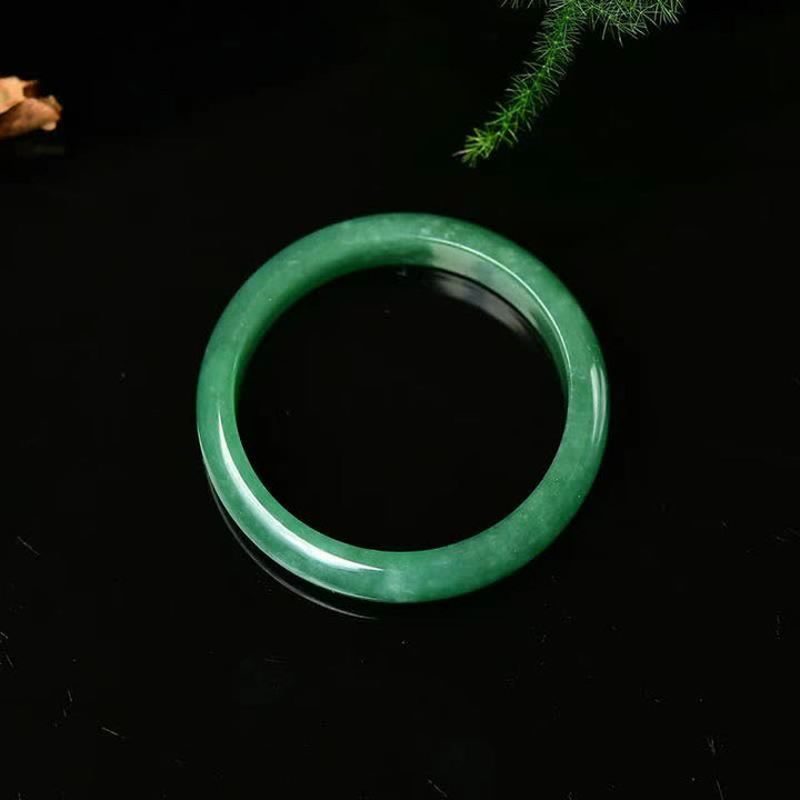 Buddha Stones Jade Healing Abundance Protection Bracelet Bangle - image 7