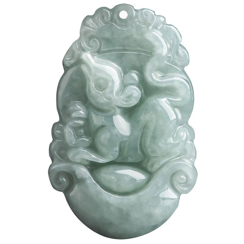 Natural Jade 12 Chinese Zodiac Sucess Pendant Necklace - image 6