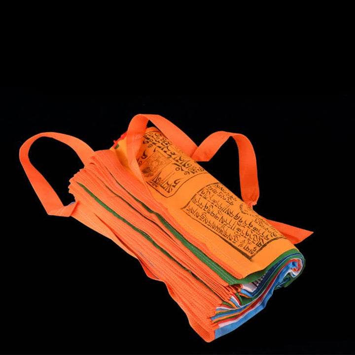 Tibetan 5 Colors Windhorse Scriptures Auspicious Outdoor Prayer Flag