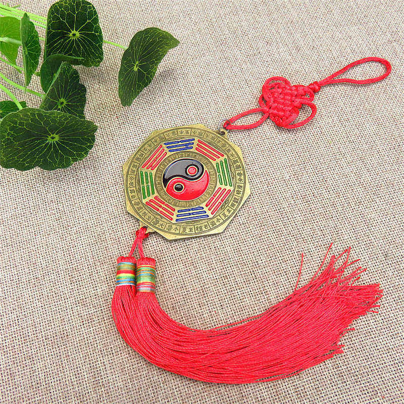 Feng Shui Bagua Map Chinese Knotting Harmony Energy Map Mirror - image 15