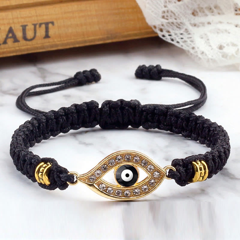 Buddha Stones Evil Eye Keep Away Evil Spirits String Bracelet