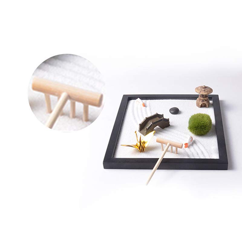 Koi Fish Small Bridge Grass Landscape Peace Meditation Zen Garden Decoration - image 7