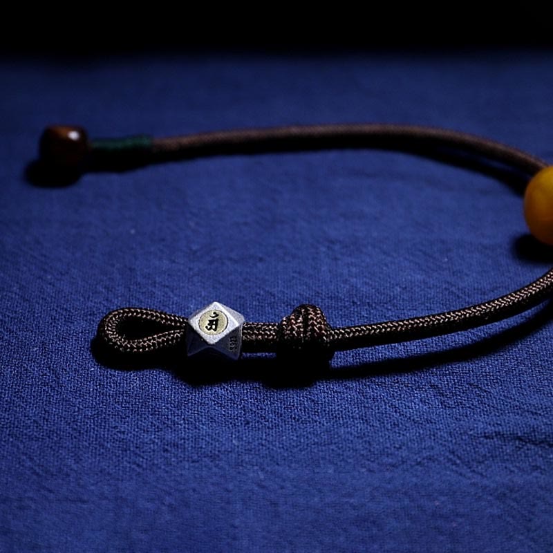 Buddha Stones 925 Sterling Silver Chinese Zodiac Natal Buddha Natural Amber Clear Anxiety Bracelet - image 5