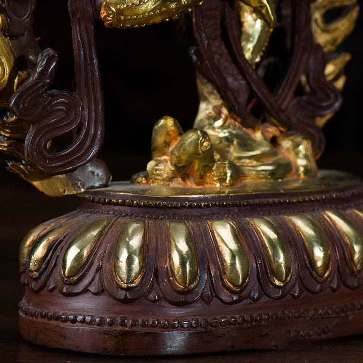 Kurukulla Buddha Figurine Serenity Copper Statue Home Decoration - image 7