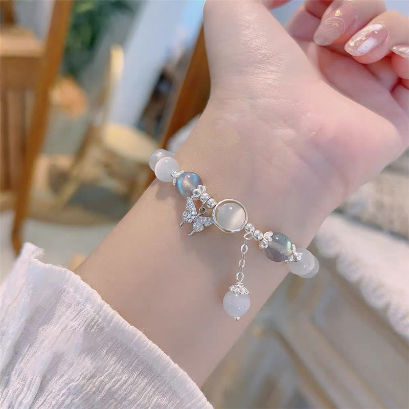 FREE Today: Bring Positive Energy Butterfly Cat's Eye Chrysoberyl Bracelet