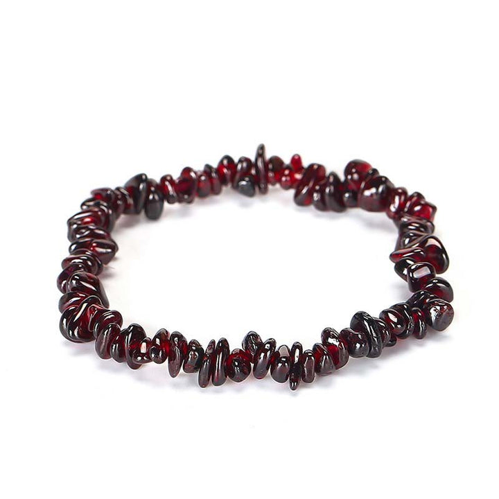 Natural Irregular Shape Crystal Stone Warmth Soothing Bracelet