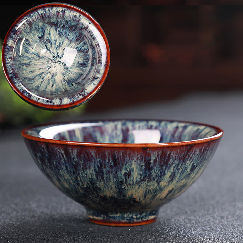 Colorful Ceramic Teacup Home Office Tea Cups - image 33