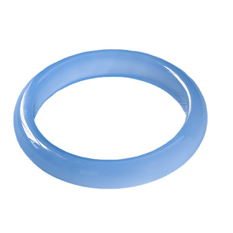 Blue Chalcedony Emotional Balance Bracelet Bangle - image 6