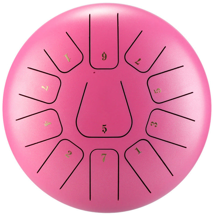 Buddha Stones Steel Tongue Drum Sound Healing Mindfulness Meditation Yoga Drum Kit 11 Note 8 Inch - image 16