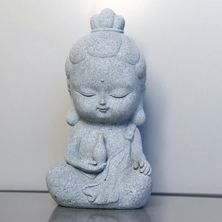 Buddha Stones Meditation Buddha Statue Compassion Home Decoration - 6.5*5*12cm - image 13