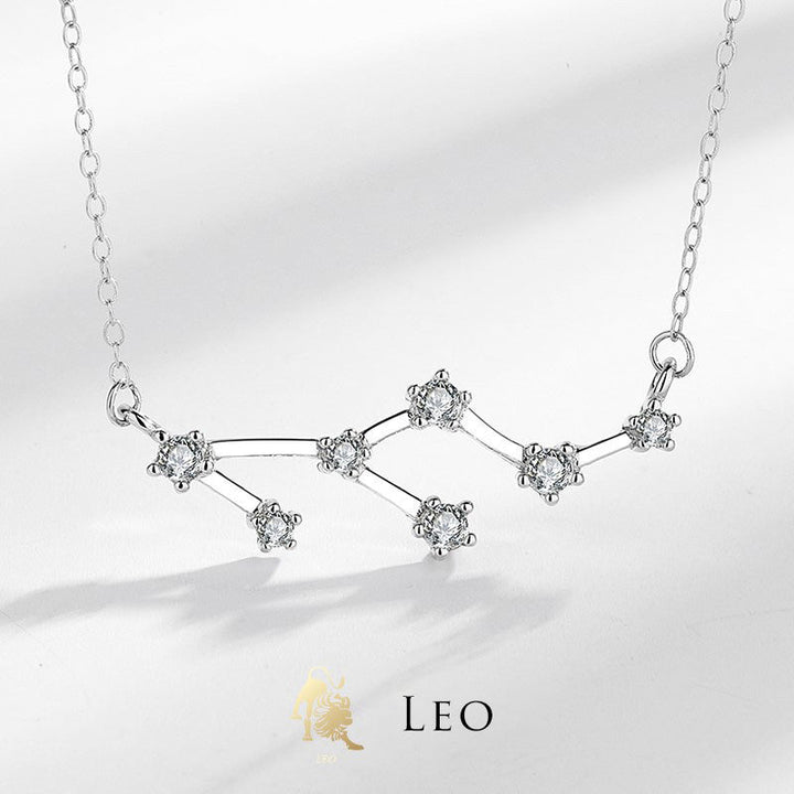 925 Sterling Silver 12 Constellations of the Zodiac Astrology Blessing Necklace Pendant (Extra 30% Off | USE CODE: FS30) - Leo - image 16
