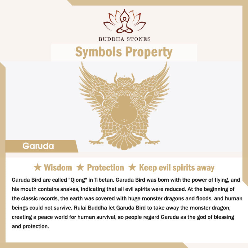 Buddha Stones 925 Sterling Silver Tibetan Garuda Bird Dragon Snake Wisdom Necklace Pendant - image 14