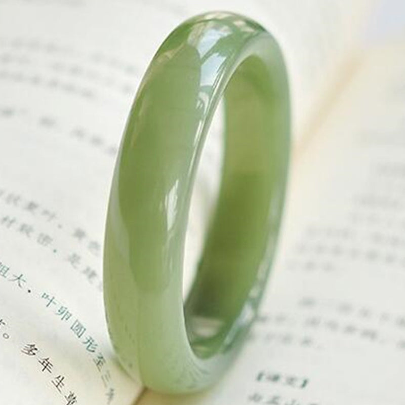 Jade Abundance Blessing Bangle Bracelet - image 4
