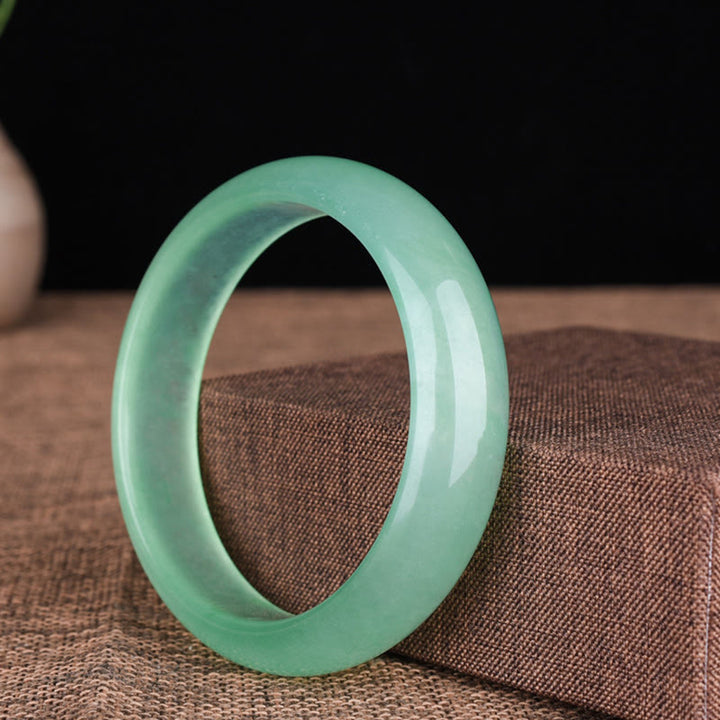 Natural Jade Luck Healing Prosperity Bangle Bracelet - image 7