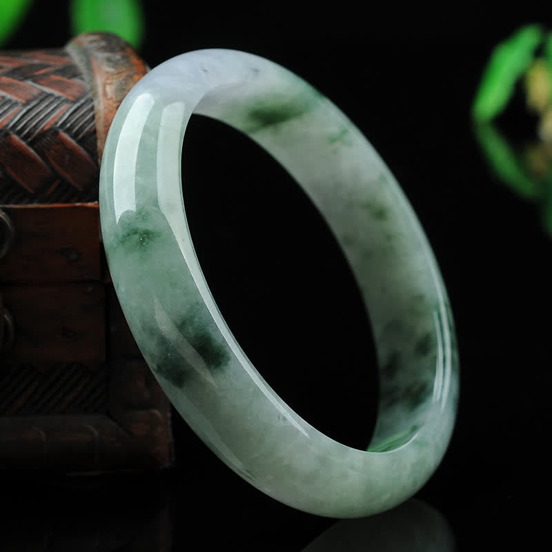 Jade Luck Blessing Prosperity Bracelet Bangle - image 2
