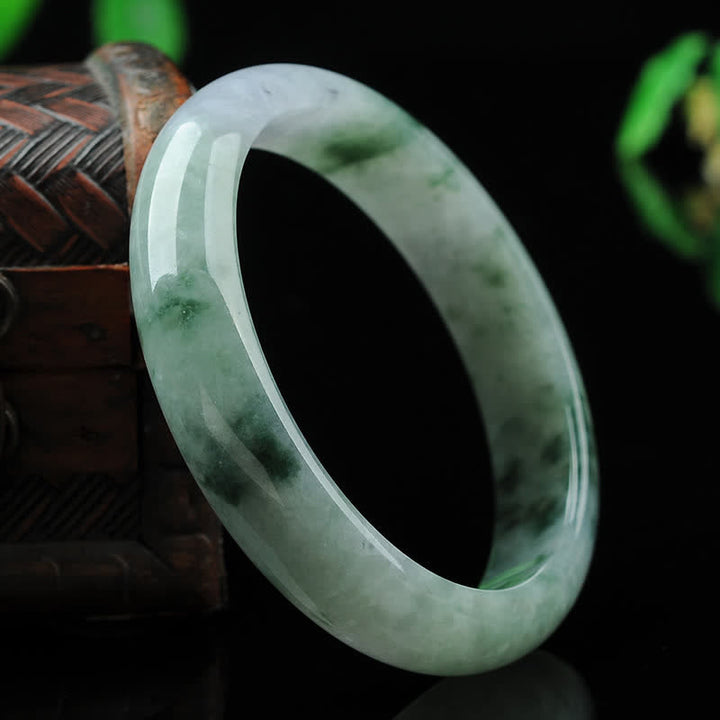 Jade Luck Blessing Prosperity Bracelet Bangle - image 2