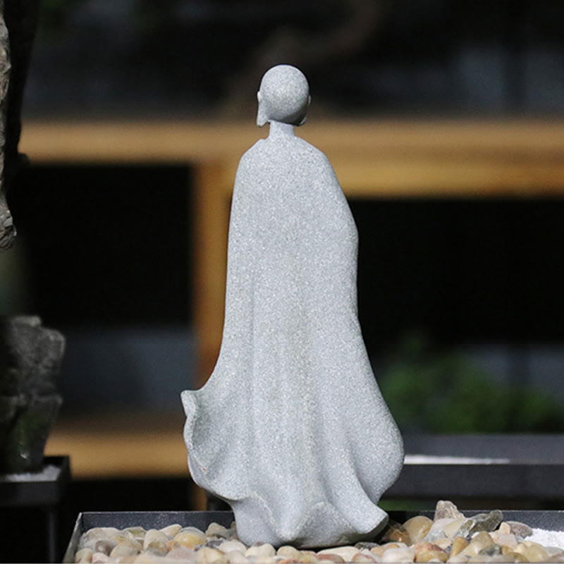 Buddha Stones Meditation Buddha Monk Serenity Home Decoration - image 2