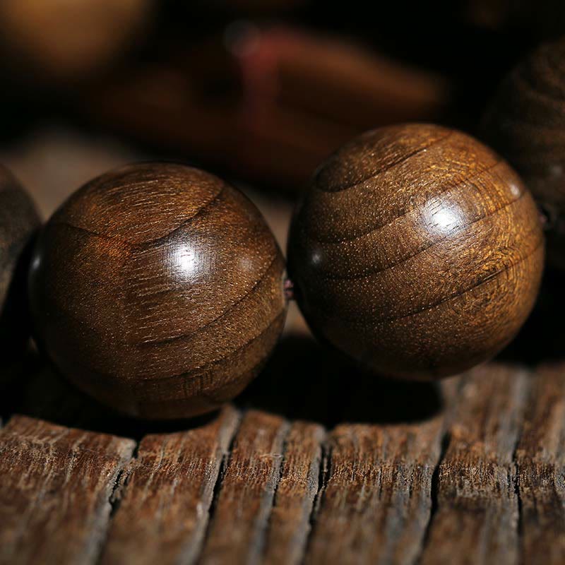 Rare Phoebe Zhennan Wood Spirituality Blessing Bracelet