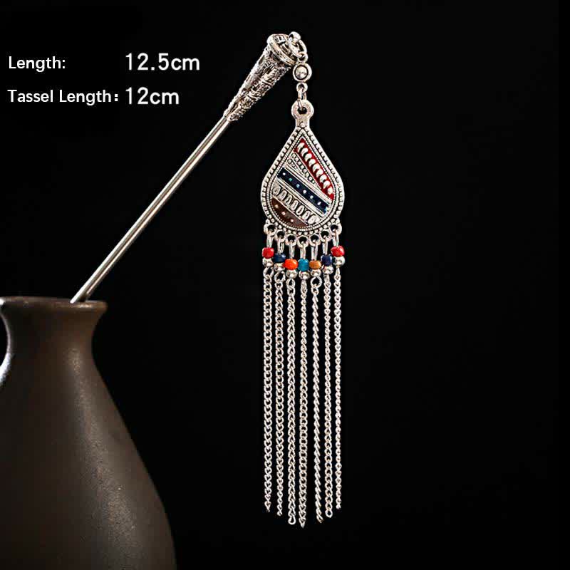 Water Drop Lily of the Valley Flowers Tassels Confidence Hairpin